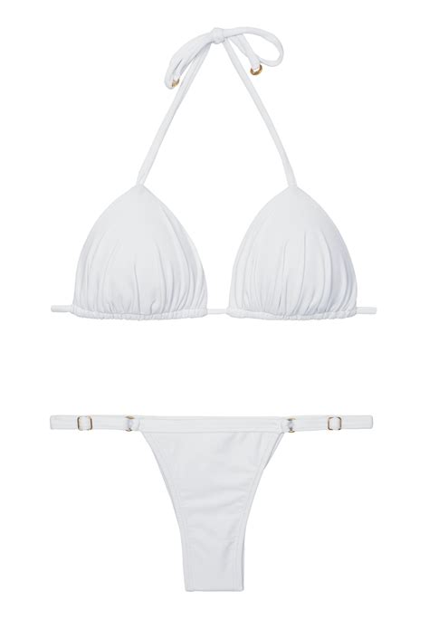 white triangle bikini|Triangle : Bikinis & Two.